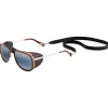 Lunettes de soleil Vuarnet Glacier Large Ecaille Noir Blue Polarlynx