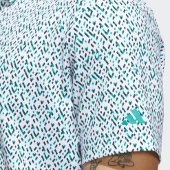 Polo adidas Ultimate365 Micro Argyle White