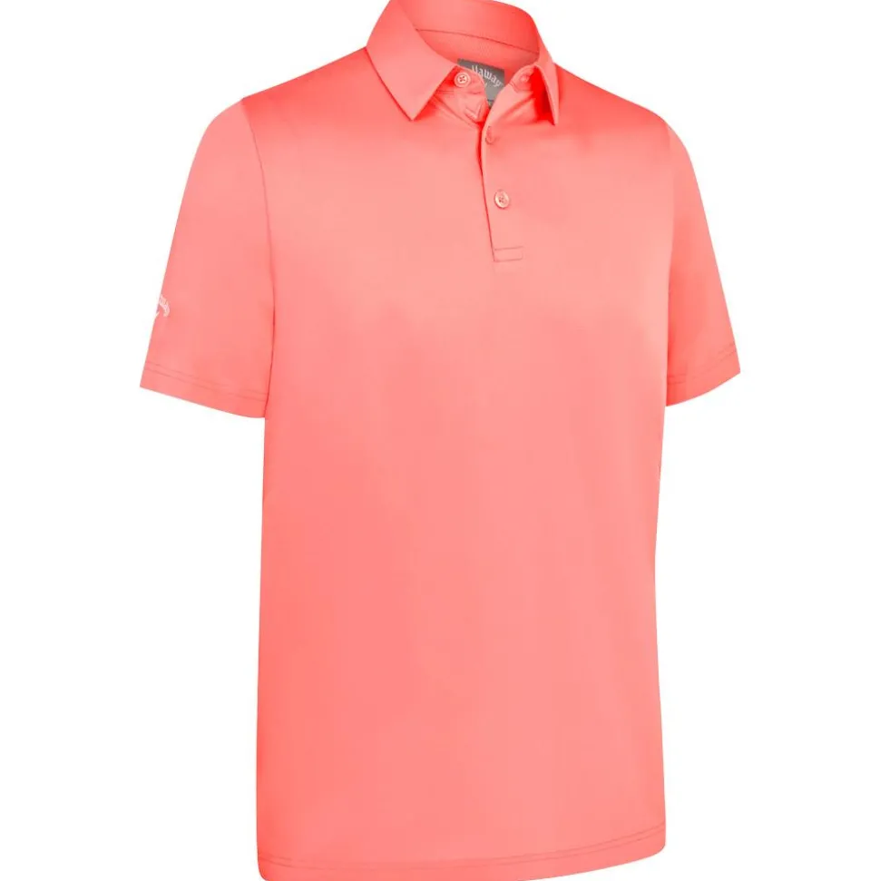 Polo Callaway Golf Swingtech Solid Strawberry Pink