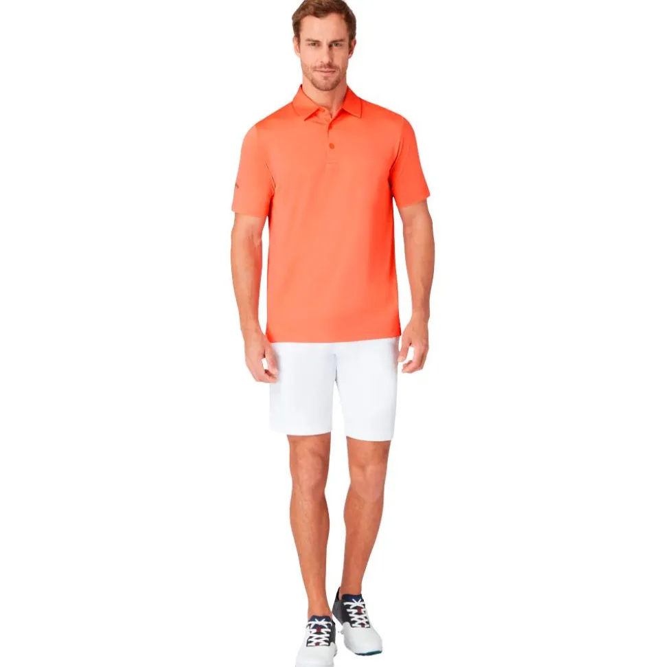 Polo Callaway Golf Swingtech Solid Coral Chic