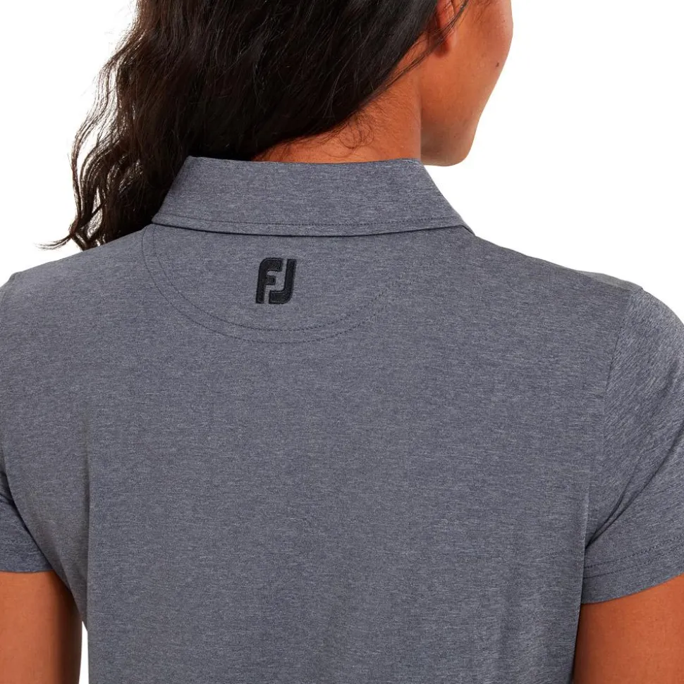 Polo Footjoy Heather Self Collar W Navy