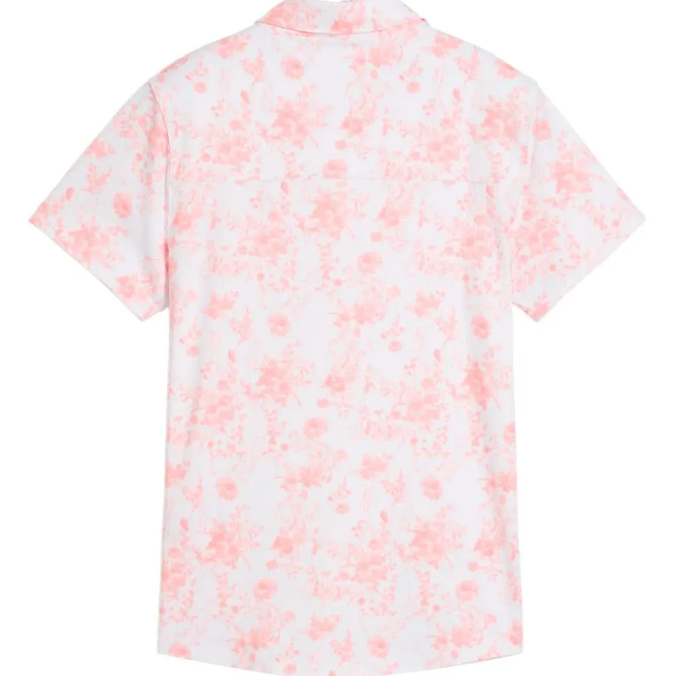 Polo Puma Golf W Cloudspun Toile Ss Polo Pink Fruit