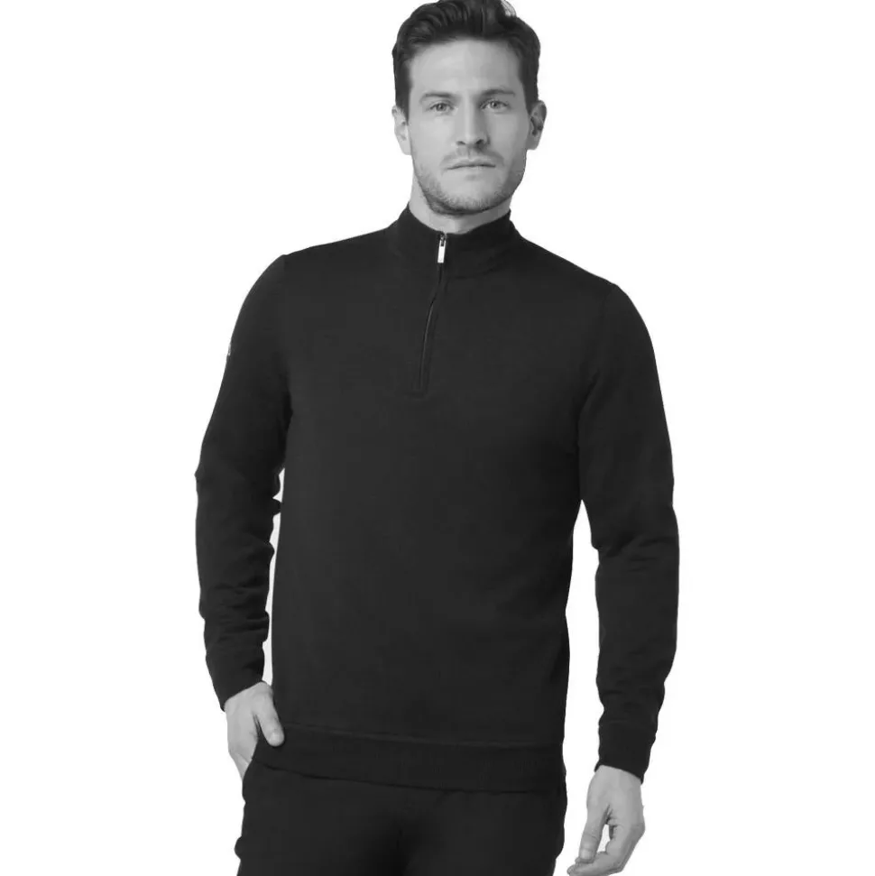 Pull Callaway Golf Windstopper 1/4 Zipped Sweater Black Ink