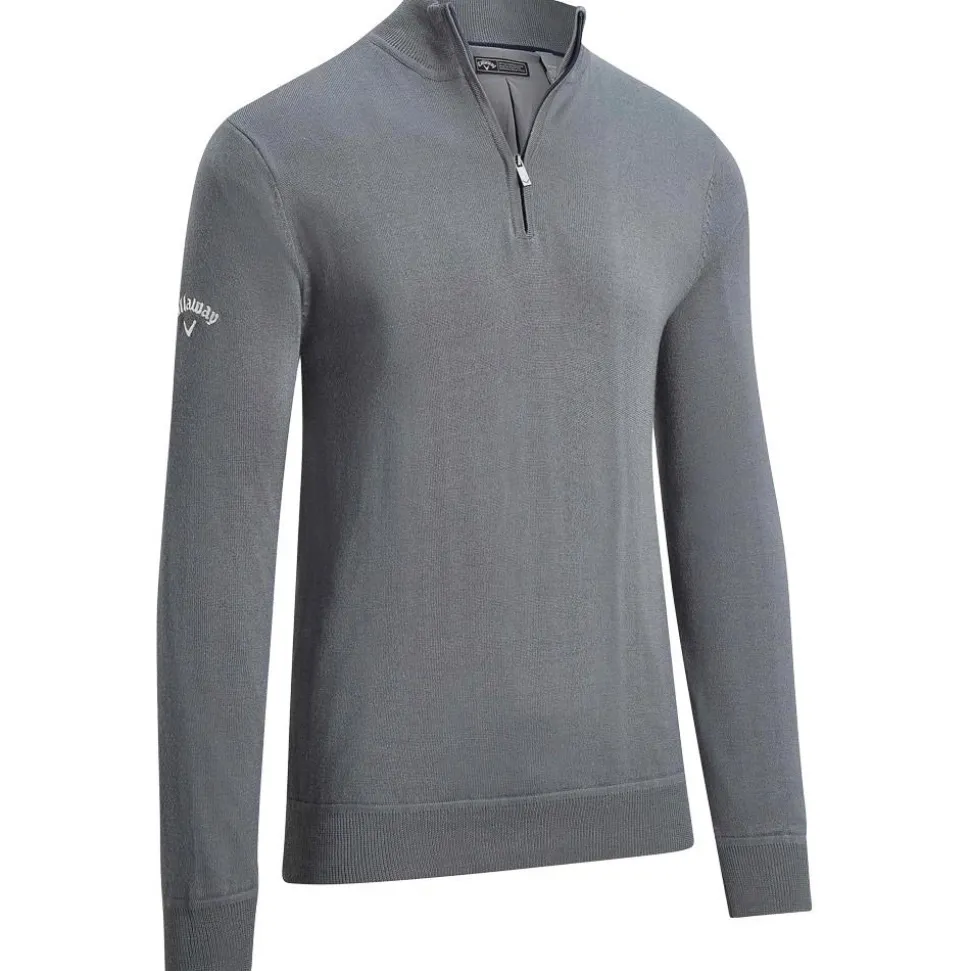 Pull Callaway Golf Windstopper 1/4 Zipped Sweater Quiet Shade