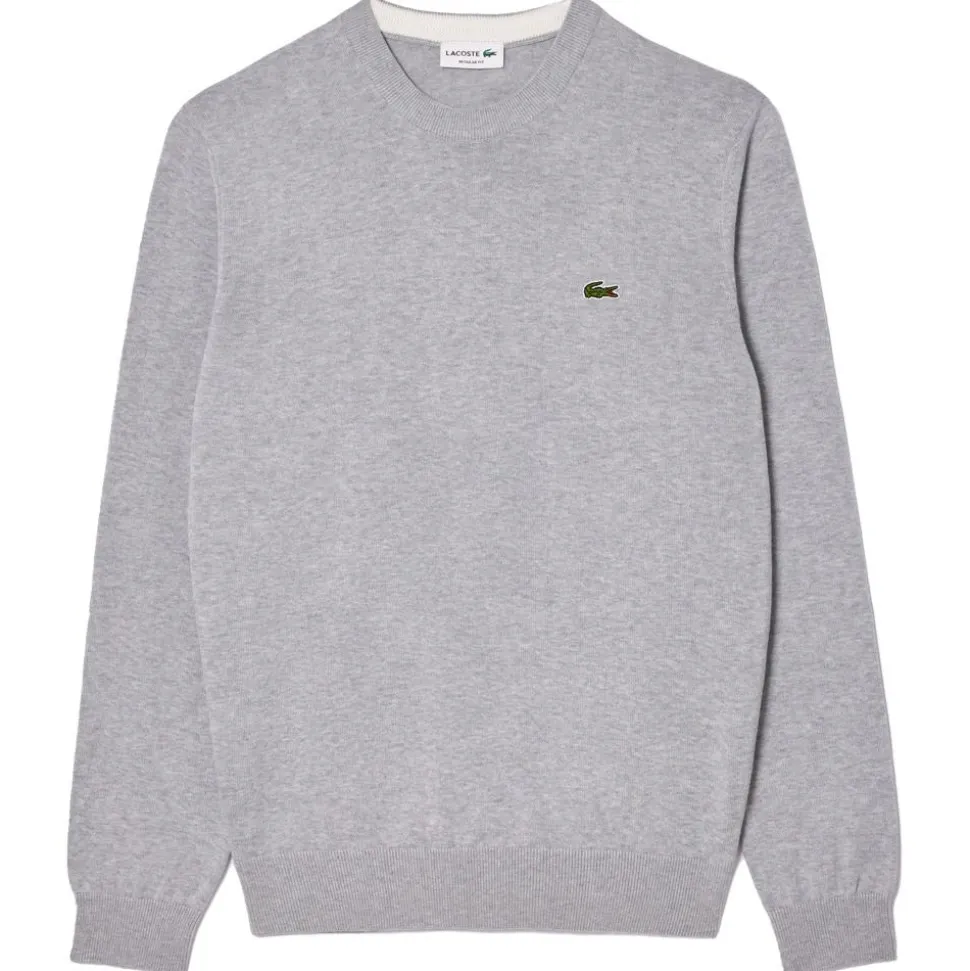 Pull Lacoste Sweater Silver Chiné