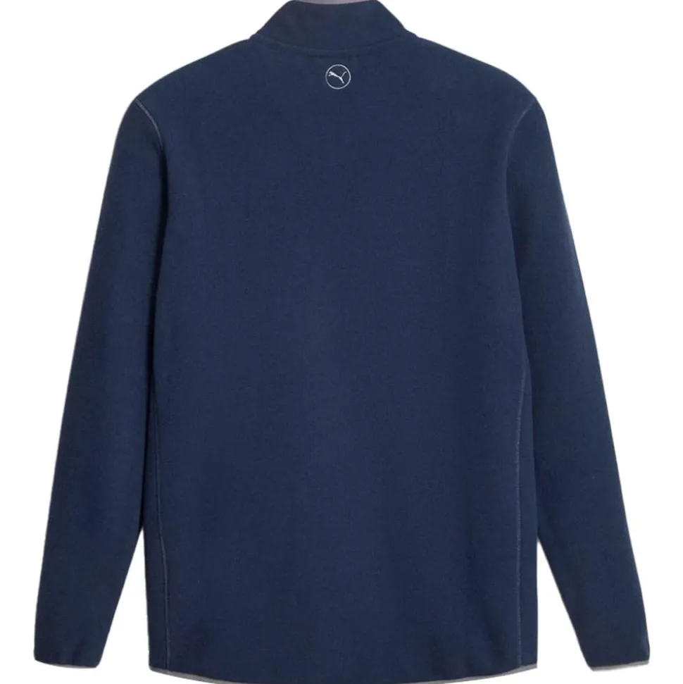 Pull Puma Golf Fleece 1/4 Zip Navy Blazer Slate Sky