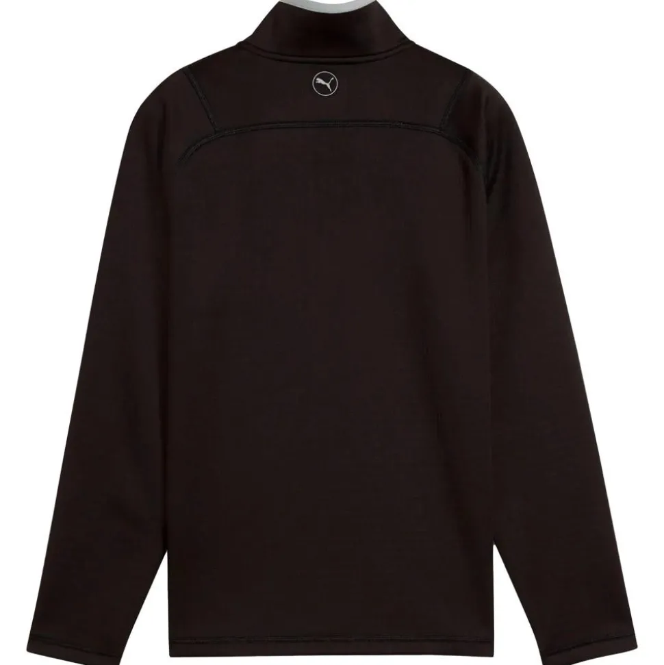 Pull Puma Golf Waffle Fleece 1/4 Zip BN Black