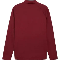 Pull Puma Golf Waffle Fleece 1/4 Zip Ruby Shimmer