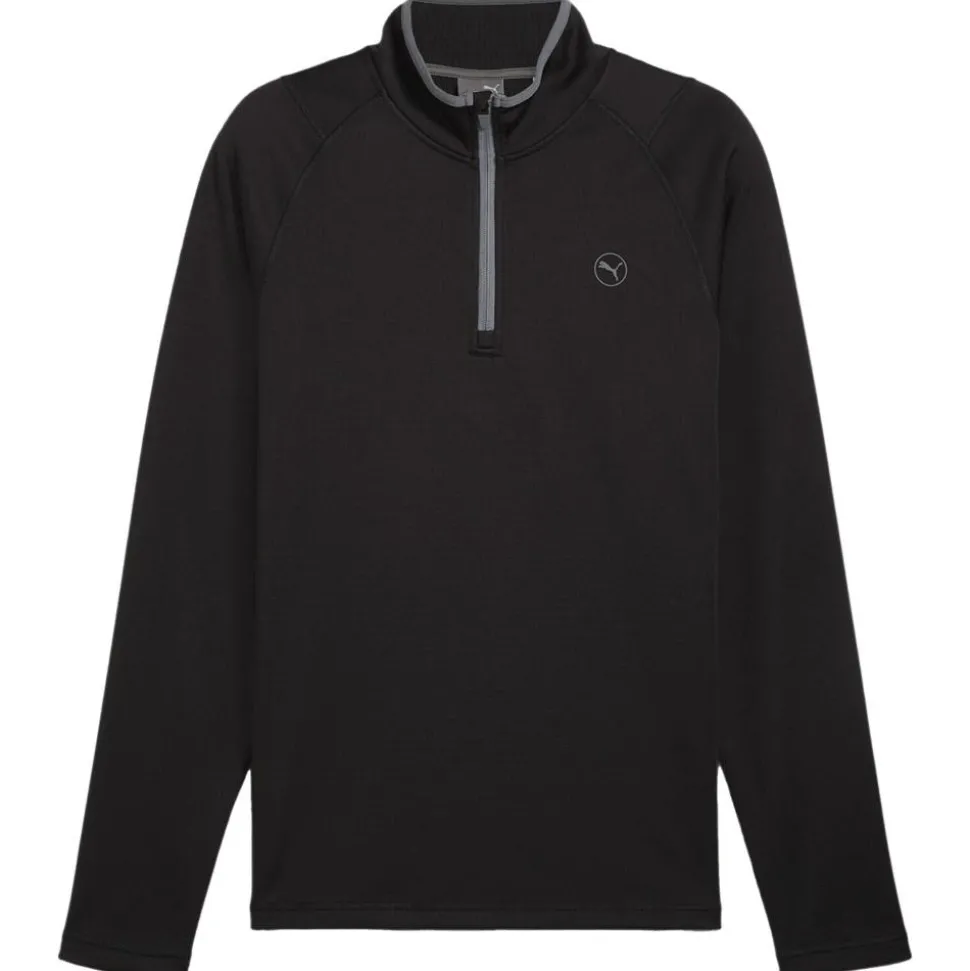 Pull Puma Golf Waffle Fleece 1/4 Zip Puma Black