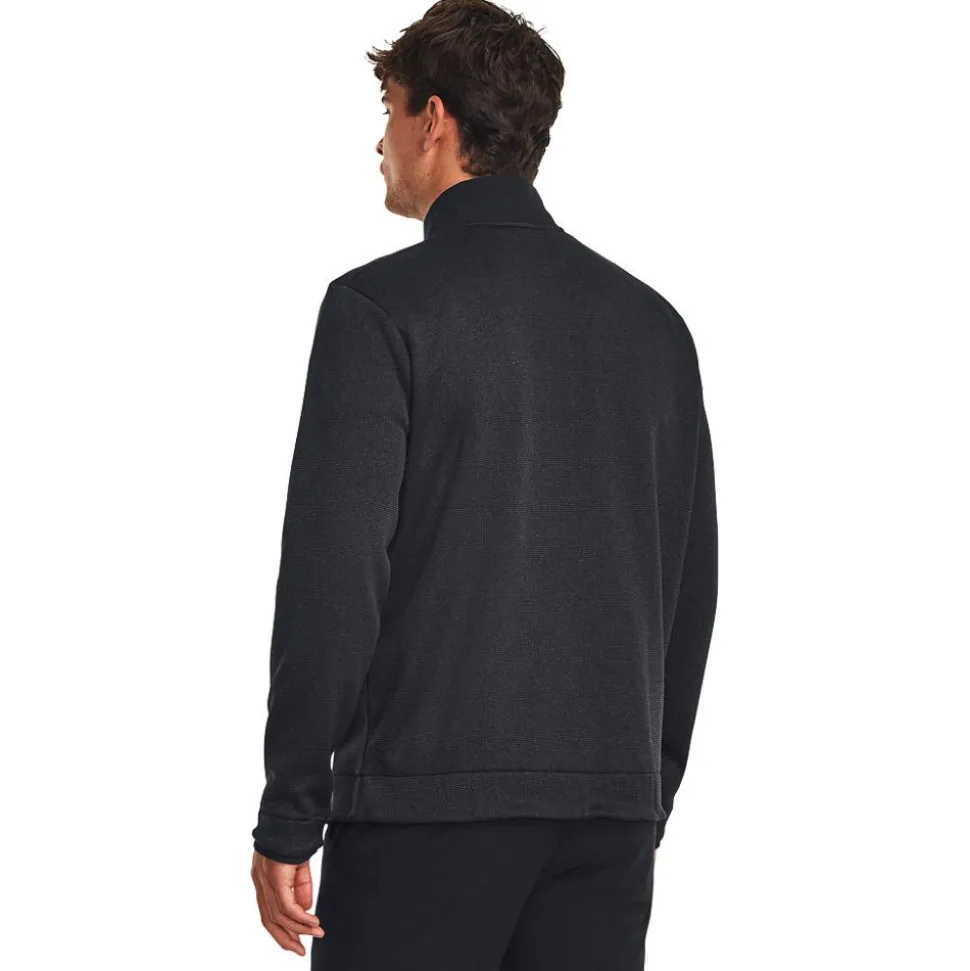 Pull Under Armour Storm Sweaterfleece Half Zip Black WHite White