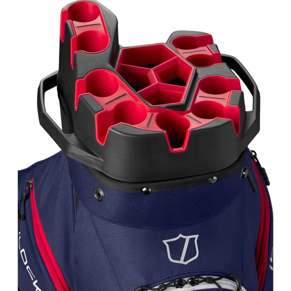 Sac chariot série Wilson iLock Cart Navy White Red