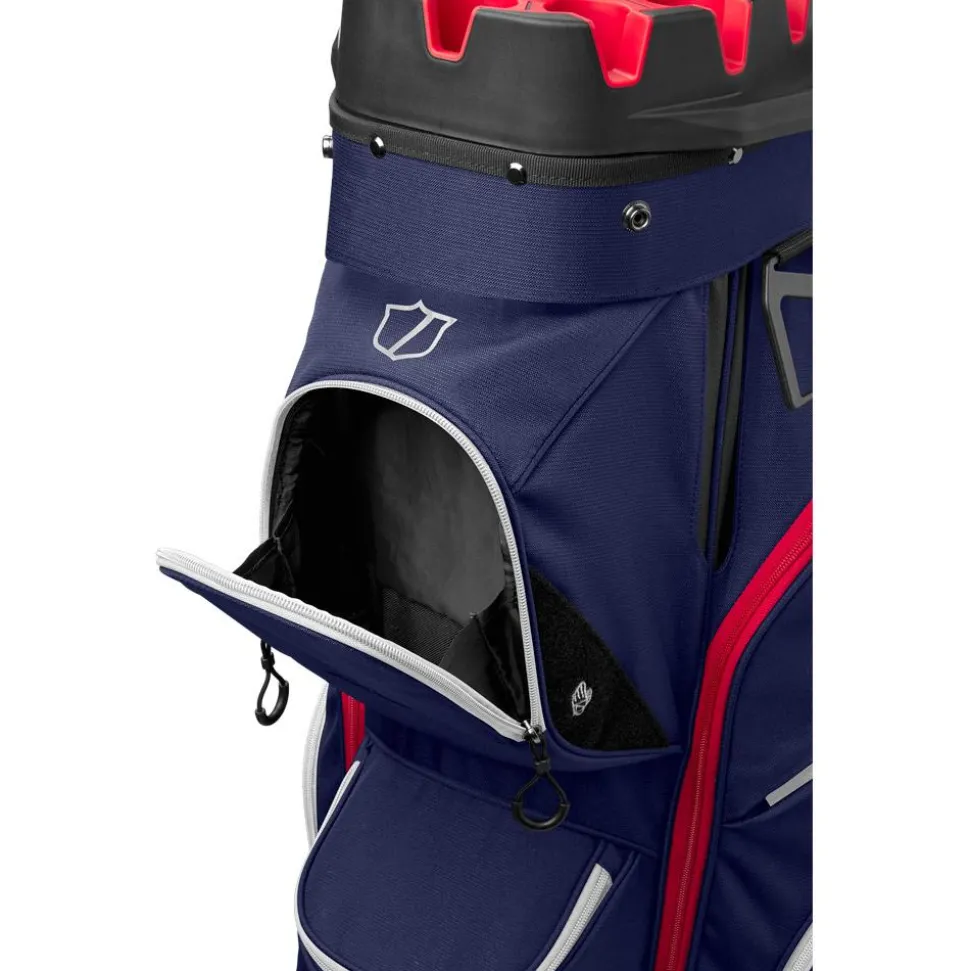 Sac chariot série Wilson iLock Cart Navy White Red