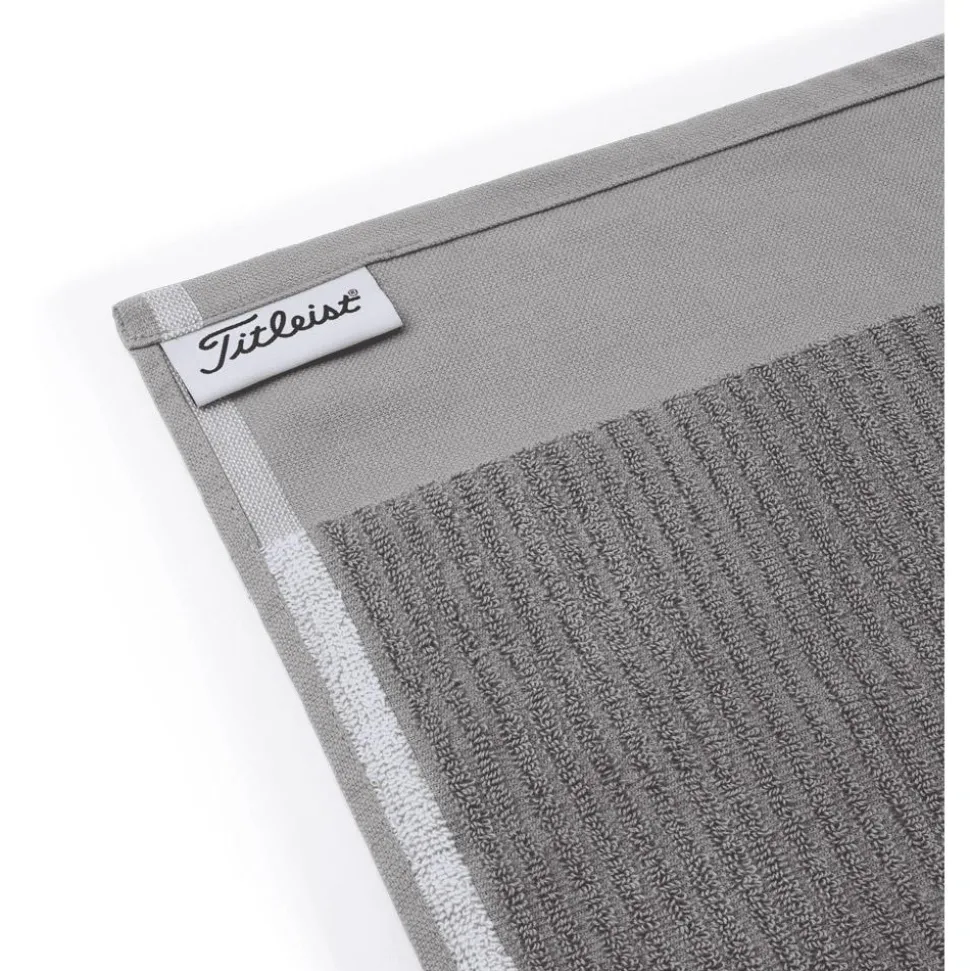 Serviette Titleist Players Terry Towel Grey White