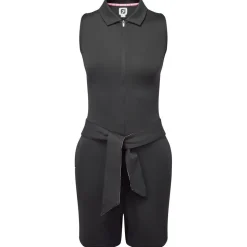 Short Footjoy Sleeveless Romper Black