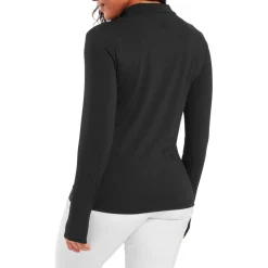 Veste Footjoy Full-Zip Debossed Midlayer Black